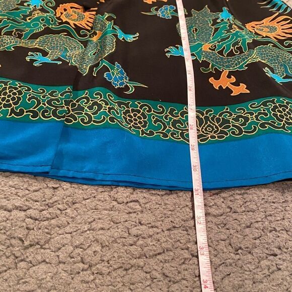 Diane Von Furstenberg 100% Silk Blouse Shirt Size Medium - Picture 7 of 12